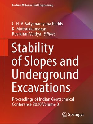 cover image of Stability of Slopes and Underground Excavations